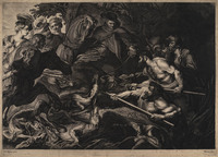 KG 18483
<br/>
De jacht op wolven en een zwijn
<br/>
<em>Leeuw, W.P.</em>